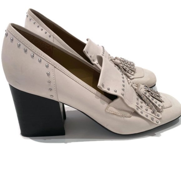 ❌SOLD❌ Marc Fisher Studded Loafers Sz8M - Picture 3 of 8